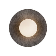 Cruz 15" Wall / Ceiling Light in Felt - Gray