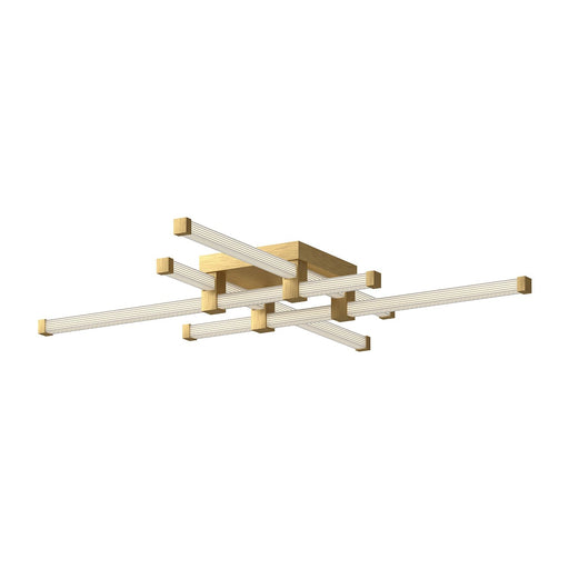 Blade 34" Flush Mount in Brushed Gold