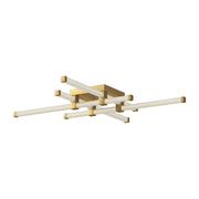 Blade 34" Flush Mount in Brushed Gold