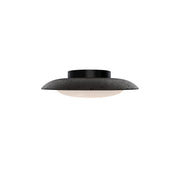 Saturno Flush Mount in Basalt Stone/black