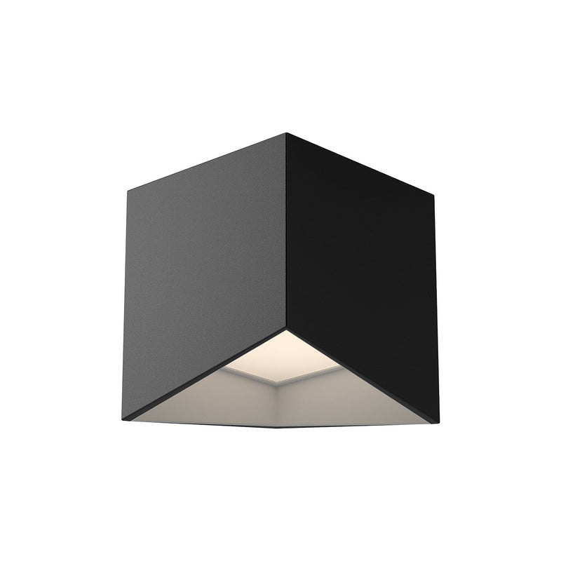 Cubix 5" Flush Mount in Black/White