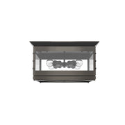 Douglas 18" 4-Light Flush Mount in Urban Bronze