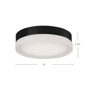 Bedford 11" Flush Mount in Chrome