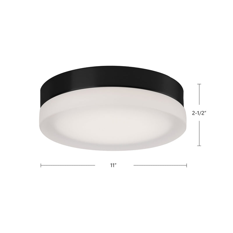 Bedford 11" Flush Mount in Chrome