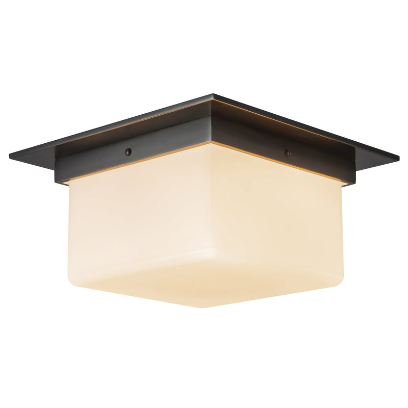 Mineral 5" (11" Width) Flush Mount in Urban Bronze/Opal Glass