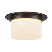 Mineral 5" (11" Diameter) Flush Mount in Urban Bronze/Alabaster
