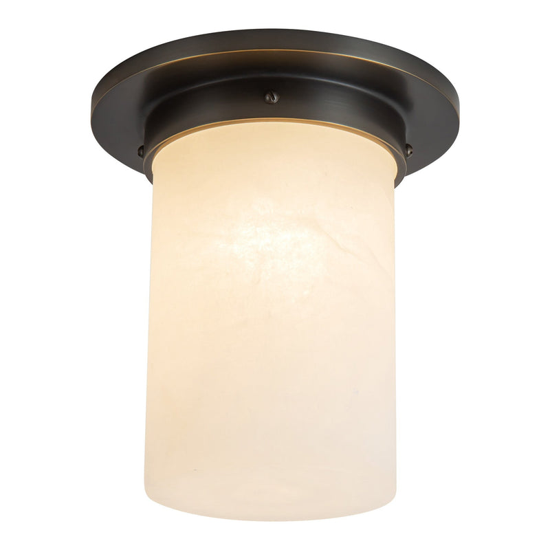 Mineral 8" (8" Diameter) Flush Mount in Urban Bronze/Alabaster