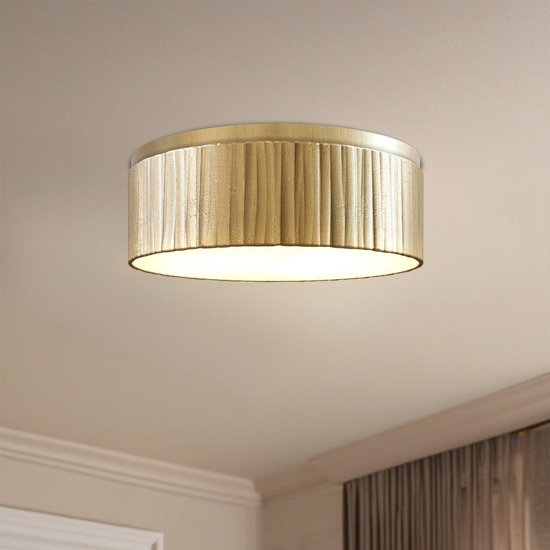 Kensington 12" Flush Mount in Vintage Brass
