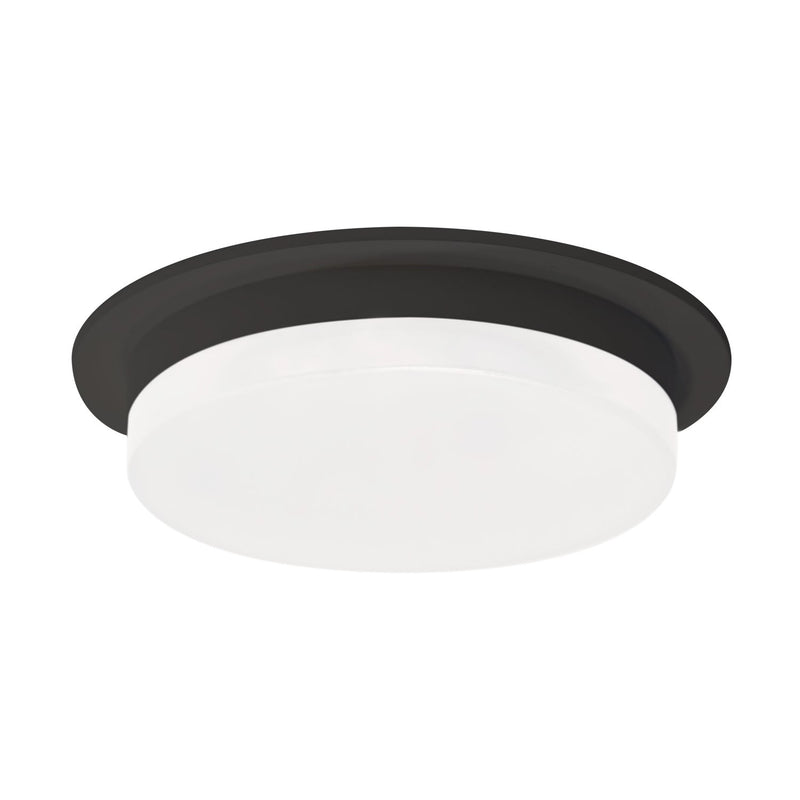Stockton 6" Flush Mount in Black