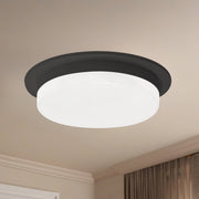 Stockton 6" Flush Mount in Black