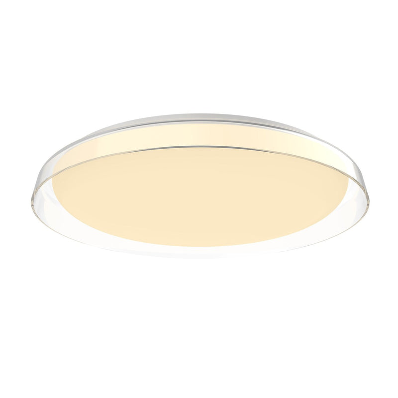 Hampton 21" Flush Mount in Clear