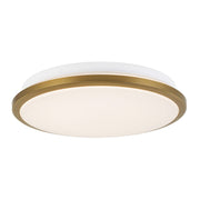Brook 11" Flush Mount in Brushed Gold