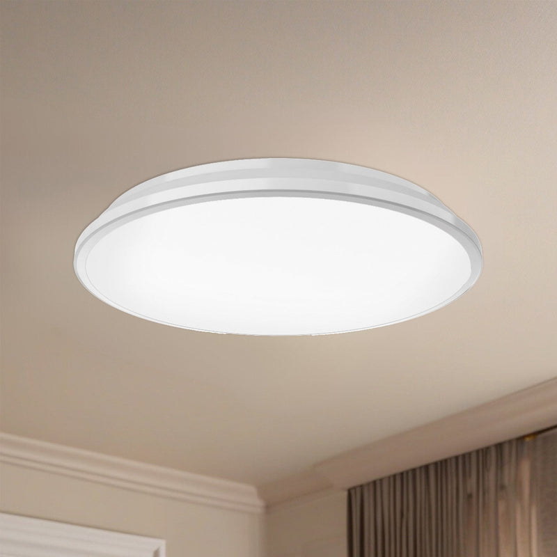 Brook 11" Flush Mount in White