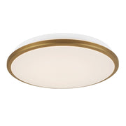 Brook 13" Flush Mount in Brushed Gold