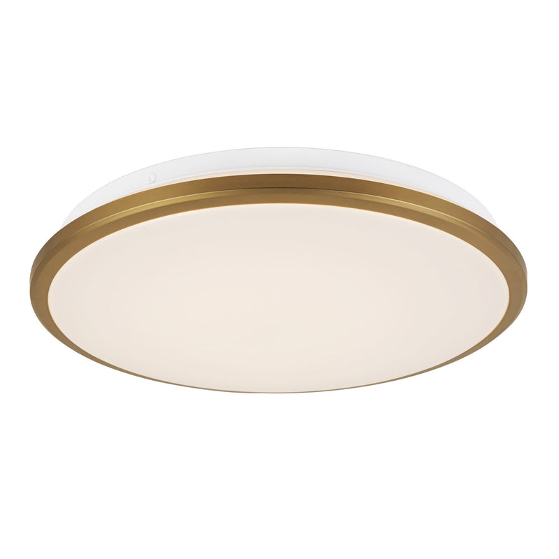 Brook 13" Flush Mount in Brushed Gold
