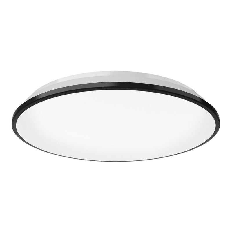 Brook 15" Flush Mount in Black