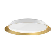 Jasper 23" Flush Mount in White/Gold