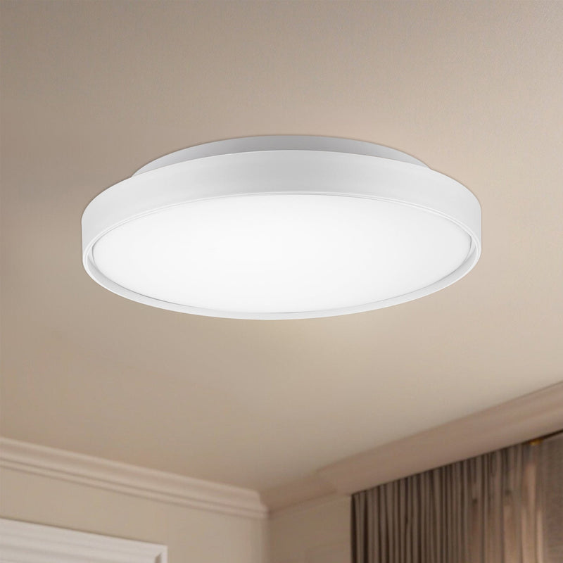 Brunswick 18" Flush Mount in White