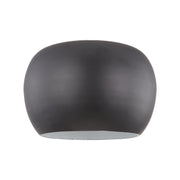 Croft 14" Flush Mount in Black/White