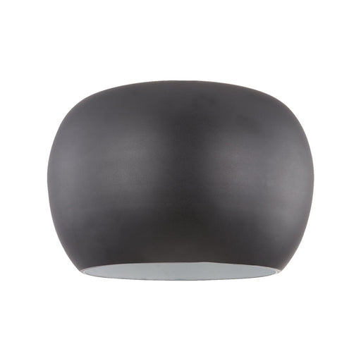Croft 14" Flush Mount in Black/White