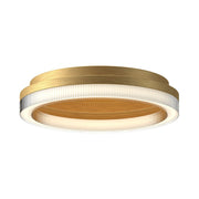 Calix 16" Flush Mount in Brushed Gold