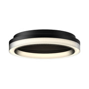 Calix 16" Flush Mount in Black