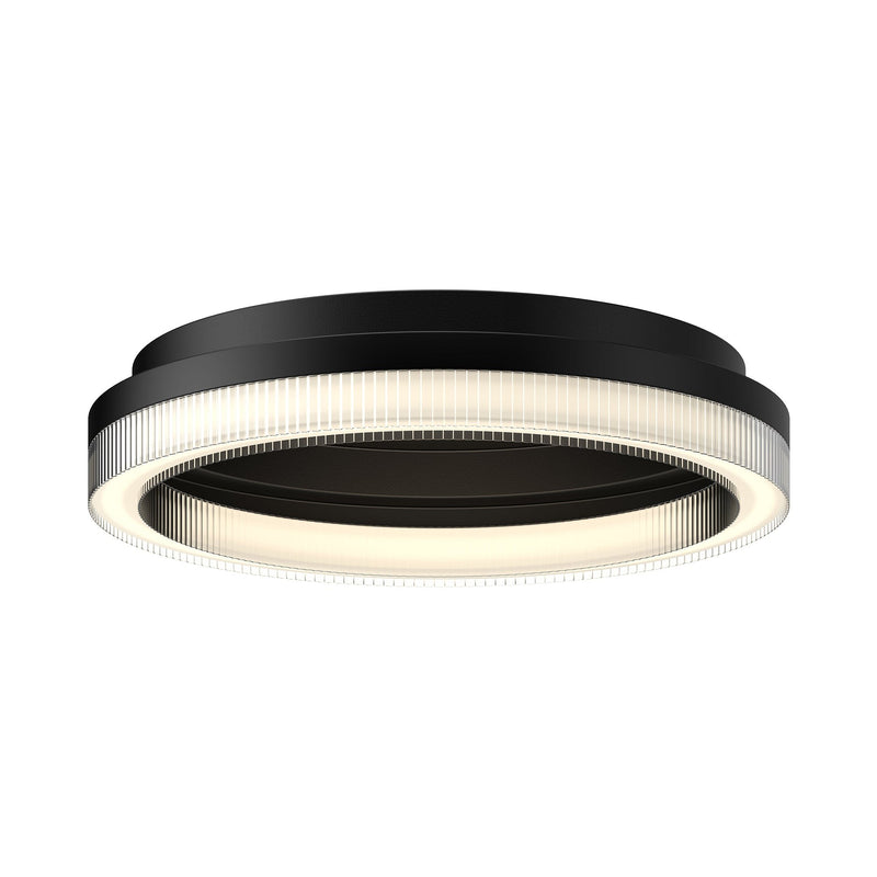 Calix 16" Flush Mount in Black