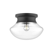 Marcel 11" Flush Mount in Matte Black