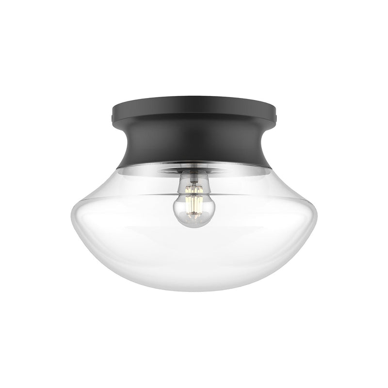 Marcel 11" Flush Mount in Matte Black
