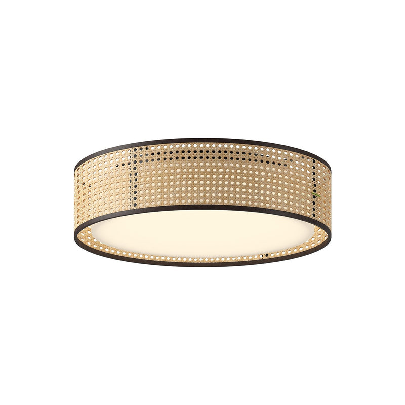 Lyla 16" LED Flush Mount in Rattan