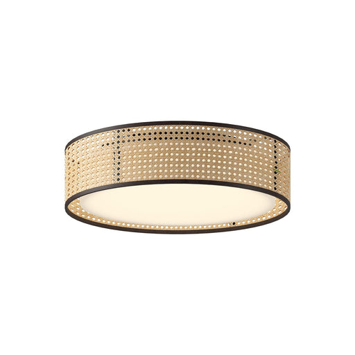 Lyla 16" LED Flush Mount in Rattan
