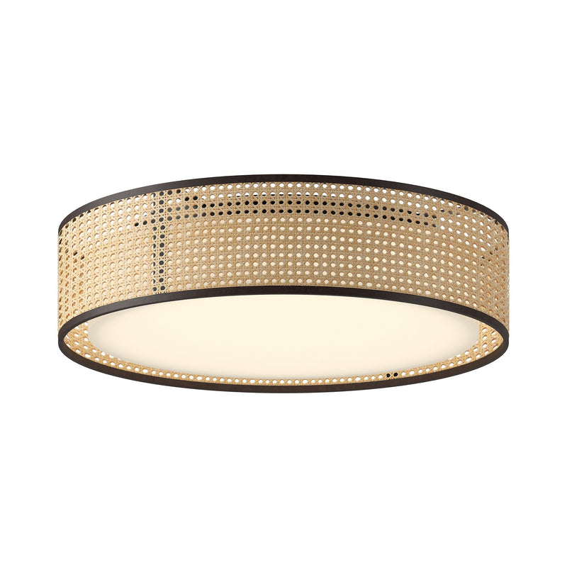 Lyla 20" LED Flush Mount in Rattan