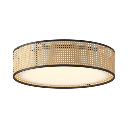 Lyla 20" LED Flush Mount in Rattan