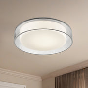 Aston 10" Flush Mount in Clear