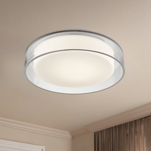 Aston 10" Flush Mount in Clear