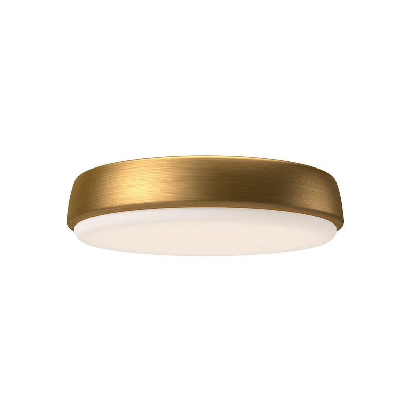 Laval 11" LED Flush Mount in Aged Gold