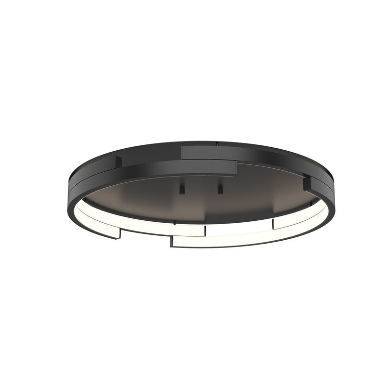 Anello Minor 19" Flush Mount in Black
