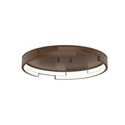 Anello Minor 19" Flush Mount in Walnut