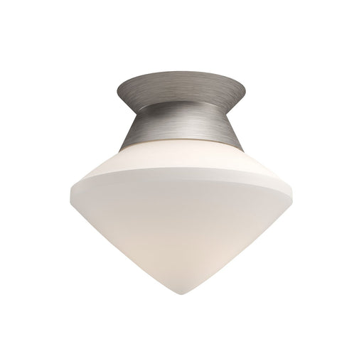 Nora 8" Flush Mount in Brushed Nickel/Opal Matte Glass