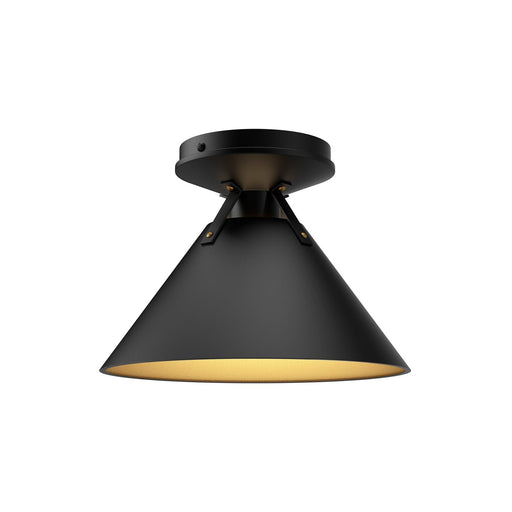 Archer 7" Flush Mount in Matte Black