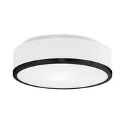 Charlie 12" LED Flush Mount in Black