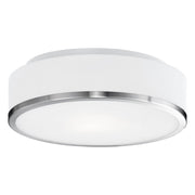 Charlie 12" LED Flush Mount in Brushed Nickel