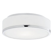 Charlie 12" LED Flush Mount in Chrome