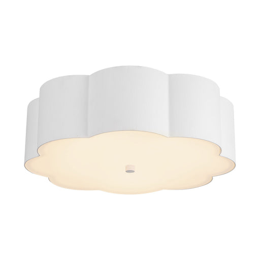 Blossom 14" 3-Light Flush Mount in Antique White