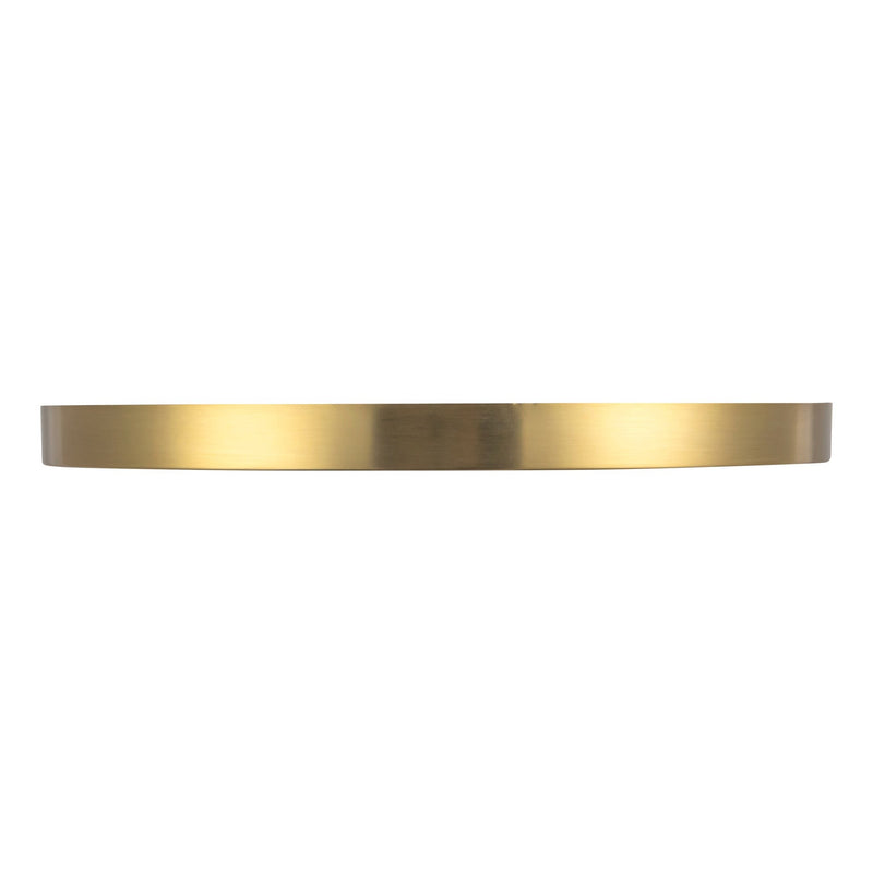 Evelyn 12" Flush Mount in Brushed Gold/Alabaster