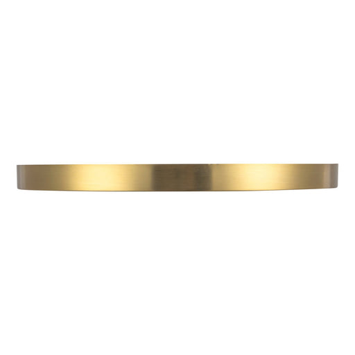 Evelyn 12" Flush Mount in Brushed Gold/Alabaster