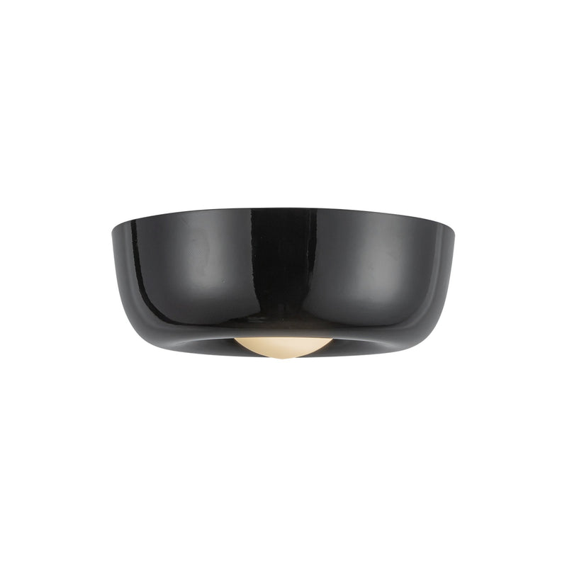 Hayden 6" Flush Mount in Glossy Black