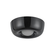 Hayden 6" Flush Mount in Glossy Black