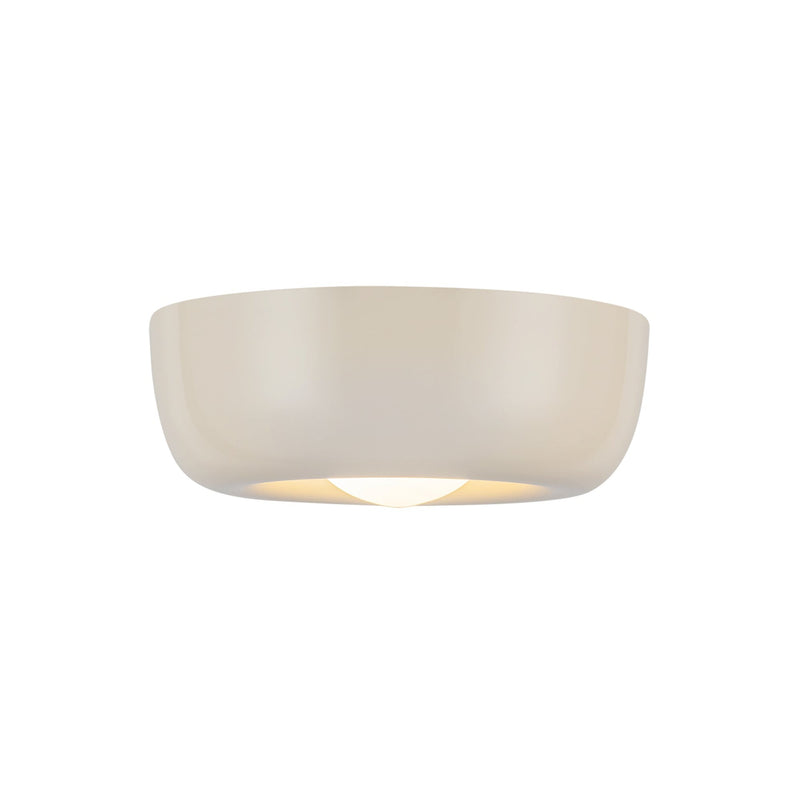 Hayden 6" Flush Mount in Pearl White