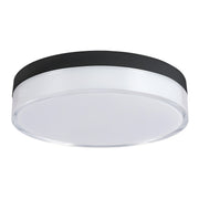 Quara 7" Flush Mount in Black